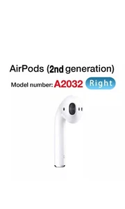Apple AirPods 2nd Gen Genuine Replacement AirPod RIGHT Side Only A2032 - Photo 1 sur 6