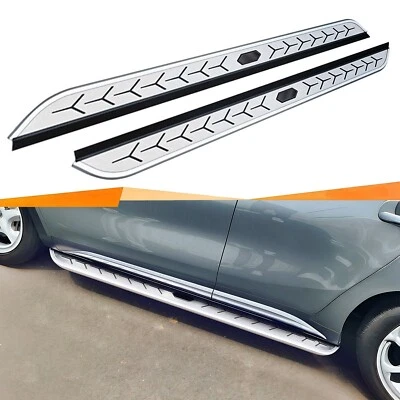 Fits For Volkswagen Touareg 2011-2018 Side Steps Running Boards Step Bars 2pcs - Image 1 of 4