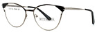 WITTNAUER Verna Grey Womens Cat Eye Full Rim Eyeglasses 52-18-135 B:43