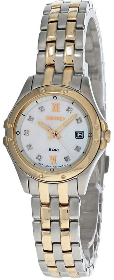 Seiko Le Grand Sport White Mother of Pearl Women's Watch - SXDE22