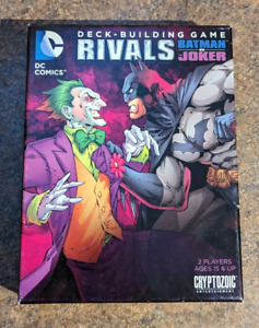 DC Comics RIVALS Batman vs Joker Deck Building Game COMPLETE by Cryptozoic