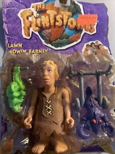 The Flintstones Movie Lawn Mowin' Barney Rubble Action Figure 1993 Mattel -a11