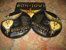 BON JOVI GREATEST HITS USED 2010 TWO DISC CARD CASE UK CD ALBUM.