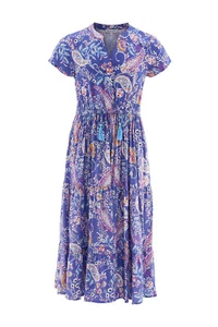 551005 Eisend Happy Girls Druckkleid Kleid Mädchen jeansblue NEU Gr. 122 - 176 - Bild 1 von 3