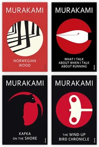 Haruki Murakami 4 Books Collection Set (The Wind-Up Bird Chronicle, What I Talk - Picture 1 of 5