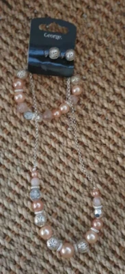 George Necklace,  Bracelet & Earring Set - Image 1 of 4