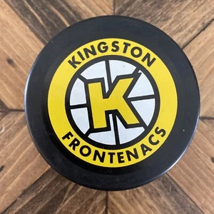 Kingston Frontenacs Official Ontario Hockey League Puck - Vegum Made In Slovakia - Picture 1 of 6