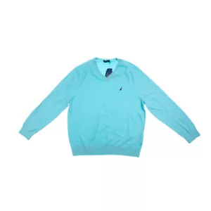 Suéter Nautica Navtech Cuello en V Azul Ángel Talla 2XL 4146 - Imagen 1 de 2
