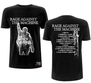 Rage Against The Machine - Battle Of Los Angeles with Back print - Black t-shirt - Picture 1 of 1