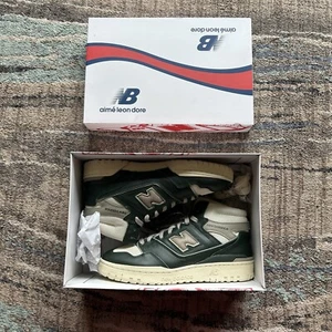 Neu im Karton Herren New Balance x Aime Leon Dore 650R grün hoch Turnschuhe Schuhe Größe 9,5 - Bild 1 von 7