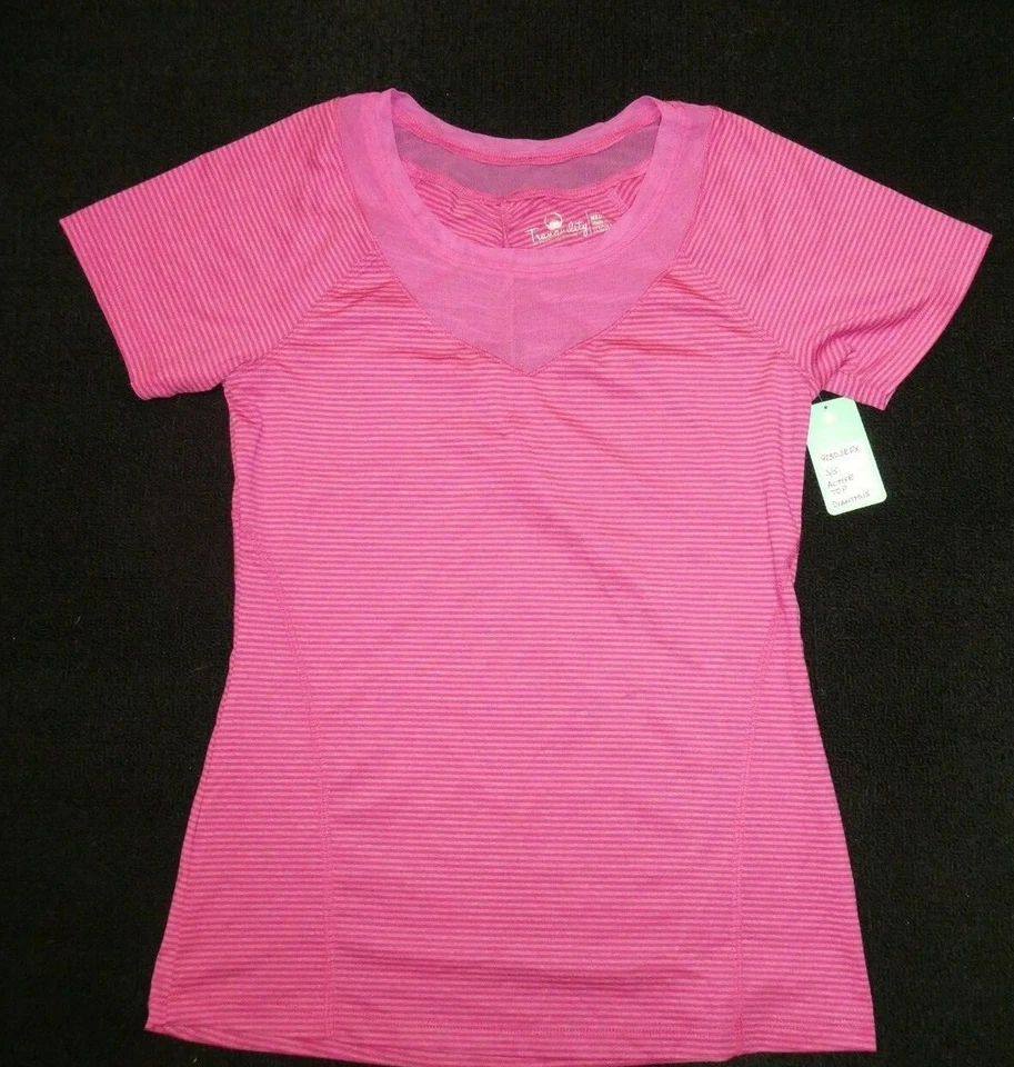 NUEVO CON ETIQUETAS Tranquility by Colorado Clothing Camiseta Manga Corta Estampado Rosa Talla M Foto 1 de 4