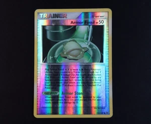 Armor Fossil HP 50 119/127 Reverse Holo Shiny Pokemon Card Platinum Light Play - Imagen 1 de 2