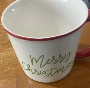 SCHLITTENGLOCKE BISTRO Kaffee Tee Becher Frohe Weihnachten Feiertage Tasse - Bild 1 von 3