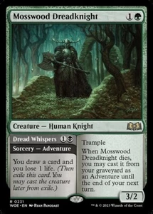 *MtG: MOSSWOOD DREADKNIGHT - Wilds of Eldraine Rare - magicman-europe* - Bild 1 von 1