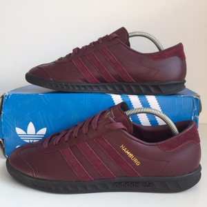 red adidas hamburg trainers