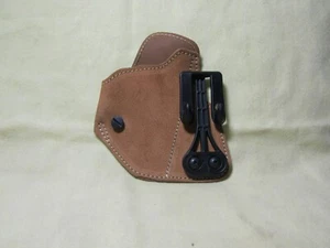 Blackhawk! Suede Leather Tuckable Holster size 5 421605BN-R - Picture 1 of 4