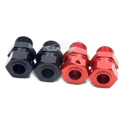 Alloy CNC Rear Wheel Extended Shaft Hex Hub 24mm Fit 1/5 HPI RV KM BAJA 5B 5T - Image 1 of 4