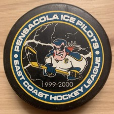 PENSACOLA ICE PILOTS ECHL HOCKEY PUCK 1999-2000 East Coast Hockey League 