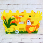  Square Fence Basket for Easter Accessorizes Small with Handle