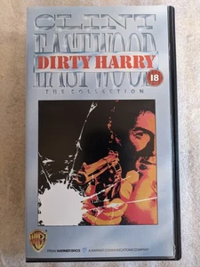 Dirty Harry (1971) VHS Video (1989) ❤Rare Cover Clint Eastwood,Guardino, Santoni - Picture 1 of 6