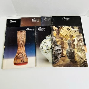 Ceramics Monthly Magazine Lot of 7 |Yr 1985 | Pottery Clay Glaze Kiln Studio Art - Picture 1 of 10