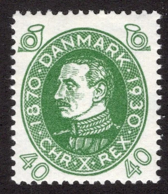 DINAMARCA 1930 SC #219 F MNH** 40 minerales, Christian X, CV $30,00 *Sellos de bahía* Foto 1 de 2