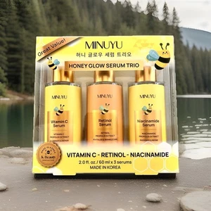 Minute Honey Glow Serum Trío Vitamina C/Retinol/Niacinamida Hecho en Corea - Imagen 1 de 2
