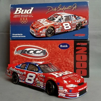 Dale Earnhardt #8 Budweiser 2000 US Olympic Sponsor Monte Carlo Action 1:24 BANK - Image 1 of 4