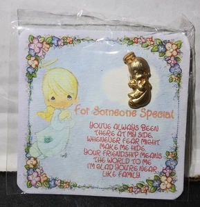Vintage New Precious Moments ANGEL For Someone Special Lapel Pin Pinback - Picture 1 of 4