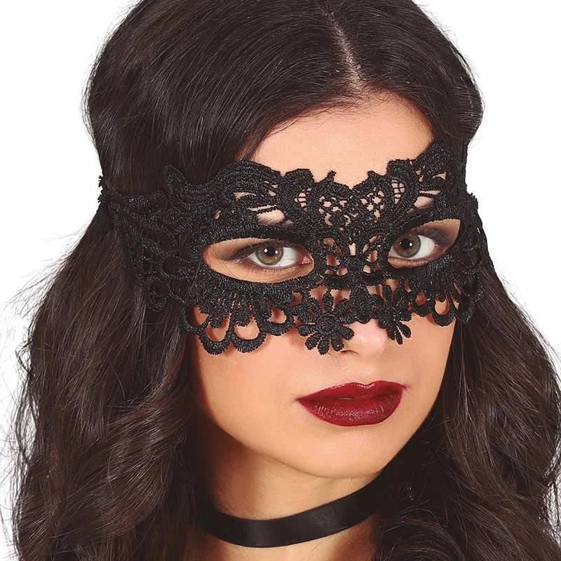 MASCHERA NERA IN PIZZO - Immagine 1 di 1
