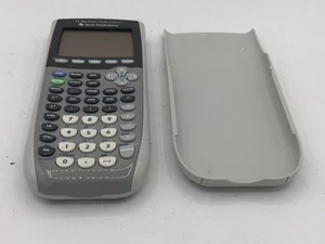 Texas Instruments TI-84 Plus Silver Edition Graphing Calculator w/ Cover tested - Picture 1 of 8