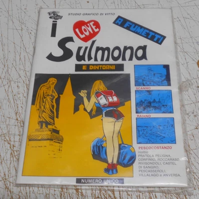I LOVE SULMONA E DINTORNI A FUMETTI DI VITTO EDITORE NUOVO PERFETTO RARO!!! - Immagine 1 di 2