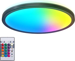 B.K.Licht - Pannello LED a Luce Indiretta, Telecomando, Luce Colorata RGB+W, Pan - Imagen 1 de 12