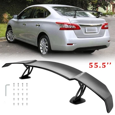 For Nissan Sentra Sedan 55.5'' Gloss Black Rear Trunk Spoiler Wing Lip GT-Style - Imagem 1 de 4