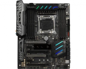 MSI X299 SLI PLUS Motherboard Intel X299 LGA 2066 M.2 DDR4 Core ATX USB 3.1 CMOS - Picture 1 of 4