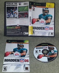 John Madden NFL 2006 06 Original Microsoft XBOX Football Complete - Picture 1 of 2