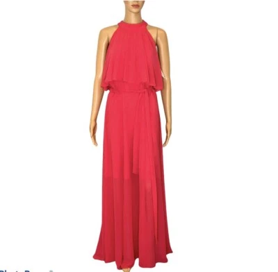 Maxi vestido rosa sin mangas Eliza J para mujer talla 8 nuevo sin etiquetas Foto 1 de 4