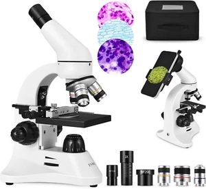 ESAKO 40-2000X Microscope for Kids Students Adults, with Mechanical Stage, Carry - Picture 1 of 12