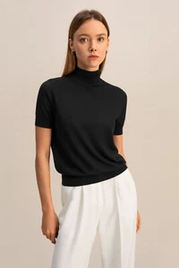 Suéter LilySilk Solomon Negro Talla Mediana - Imagen 1 de 7