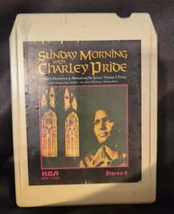 Charley Pride - Sunday Morning W Charley Pride 8 Trac- REFURBISHED & PLAY TESTED - Picture 1 of 2
