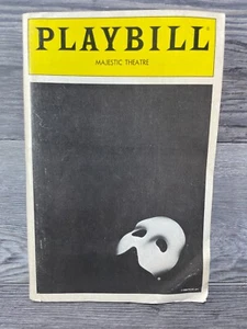 PHANTOM OF THE OPERA, PLAYBILL, FEBRUARY 1989 MAJESTIC THEATRE - Picture 1 of 7