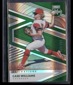 2020 Panini Elite Extra Edition #117 Case Williams Aspirations Green #/499 - Picture 1 of 2