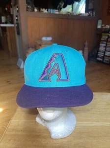 New Era Arizona Diamondbacks 1998 Inaugural Season 5950 Hat Teal/Purple  7 1/4 - Picture 1 of 8