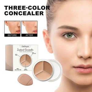 3 Color Concealer Pro Makeup Face Eye Contouring Long Lasting Makeu Facial D3P7 - Picture 1 of 17