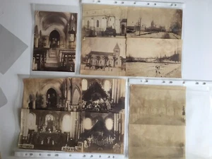 10 photo de l'église de Génelard (71) albumine XIXe 1886 - Imagen 1 de 5