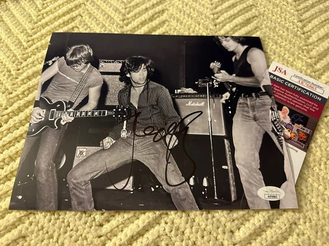 John Cougar Mellencamp Signed 8 X 10 Photo JSA Authentication COA Cover