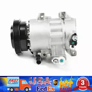 A/C Compressor W/ Clutch For Kia Rio LX EX SX 2006 2007 2008 2009 2010 2011 - Picture 1 of 11