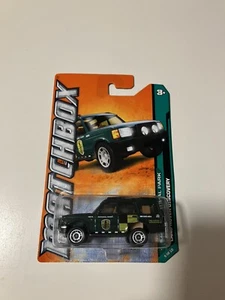 2012 Matchbox LAND ROVER DISCOVERY Green 115/120 GREAT CARD National Park - Picture 1 of 2