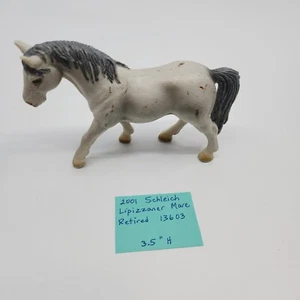 Schleich 2001 Lipizzaner Mare Horse Animal Figure Retired 13603 3.5" H Pre-owned - Picture 1 of 11