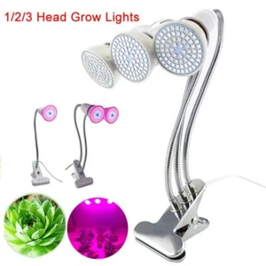 3-head 72 LED Plant flower Grow light Lamp indoor greenhouse growing For Plant - Picture 1 of 14